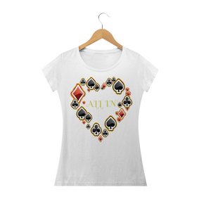 Camiseta feminina Poker