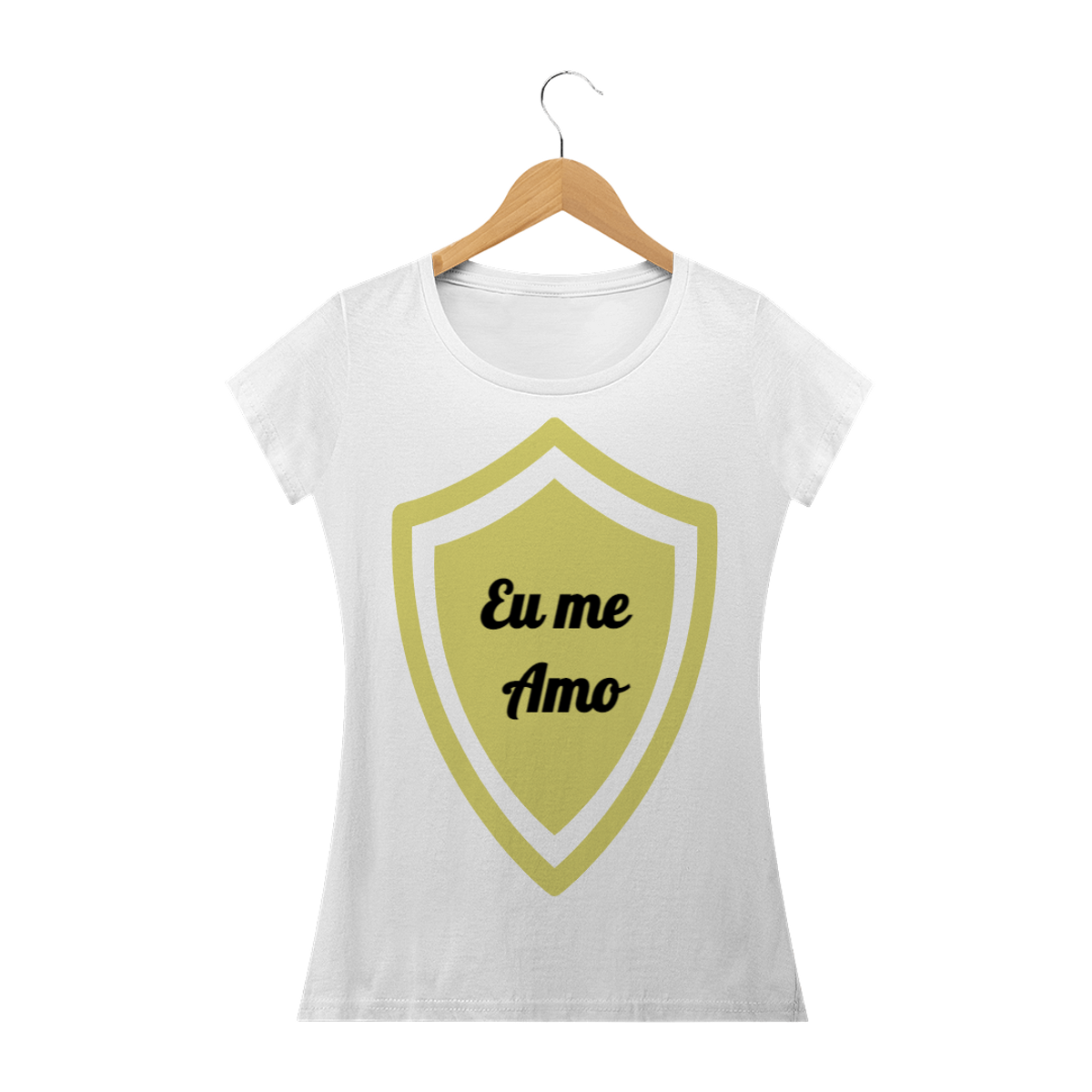 Nome do produto: Camiseta feminina Eu me Amo