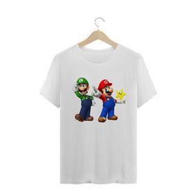 Camisa Mario e Luigi - Linha Super Mario 