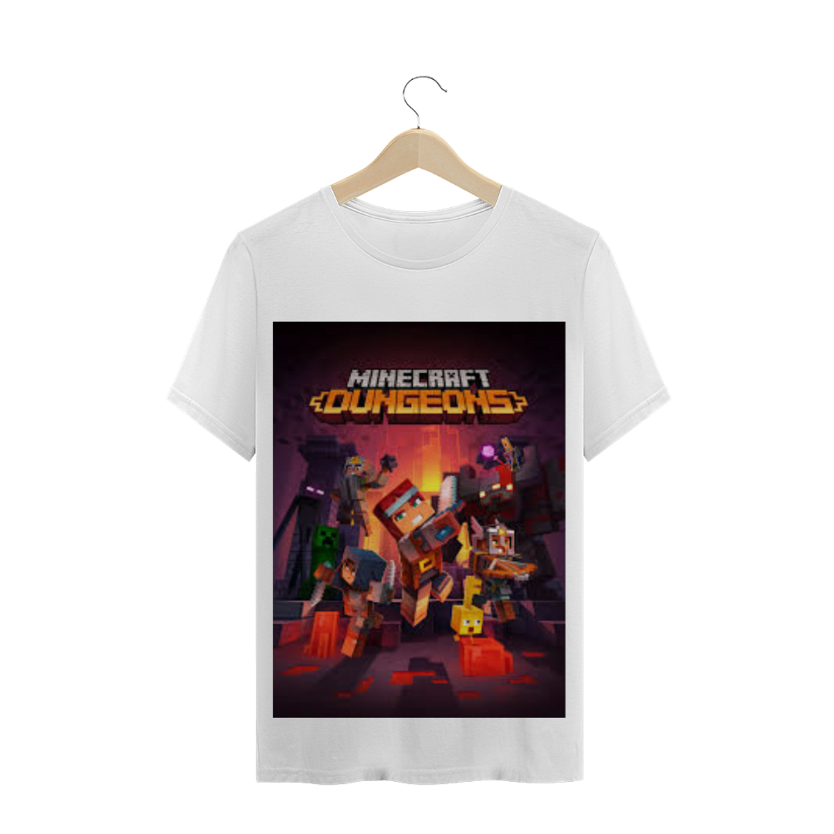 Nome do produtocamisa minecraft dungeons