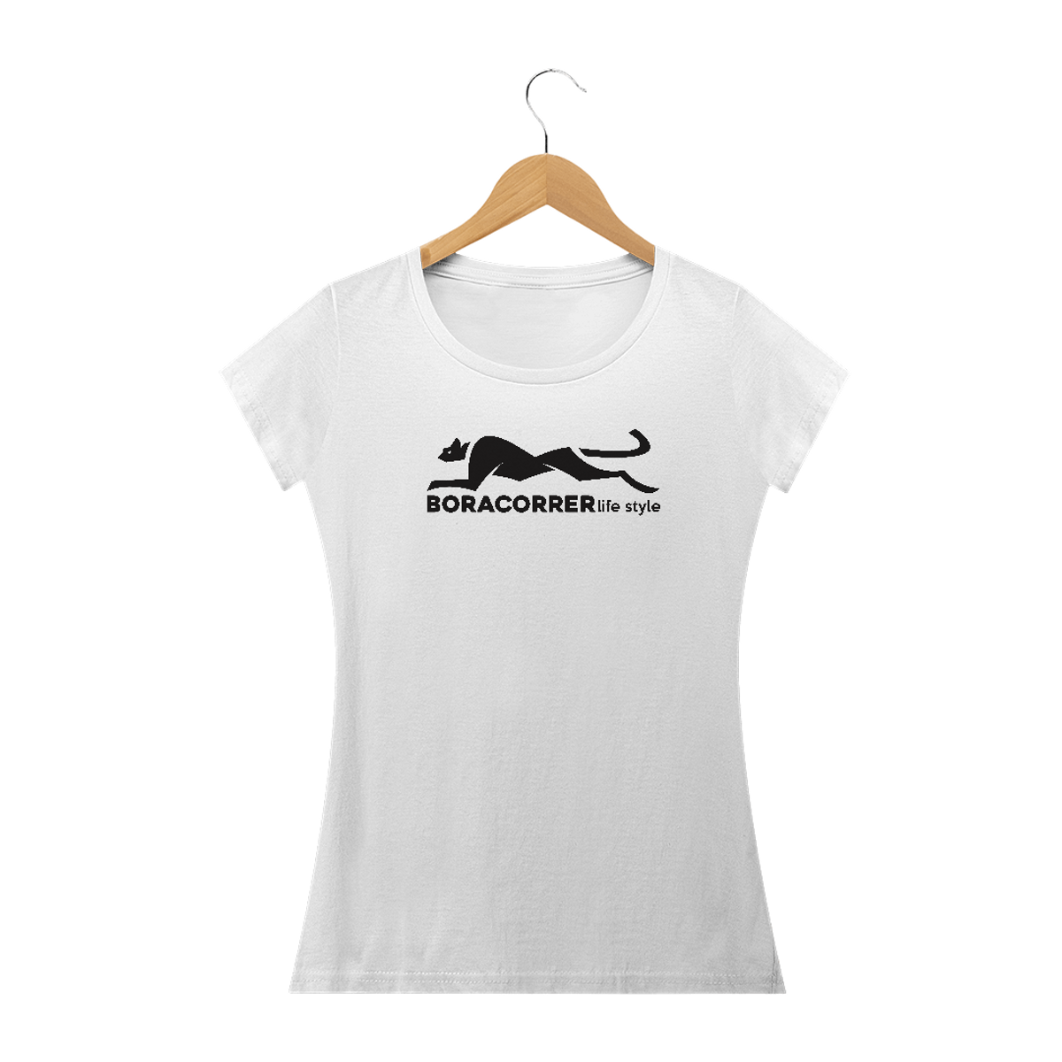 Nome do produto: Camiseta Guepardo Branca Feminino