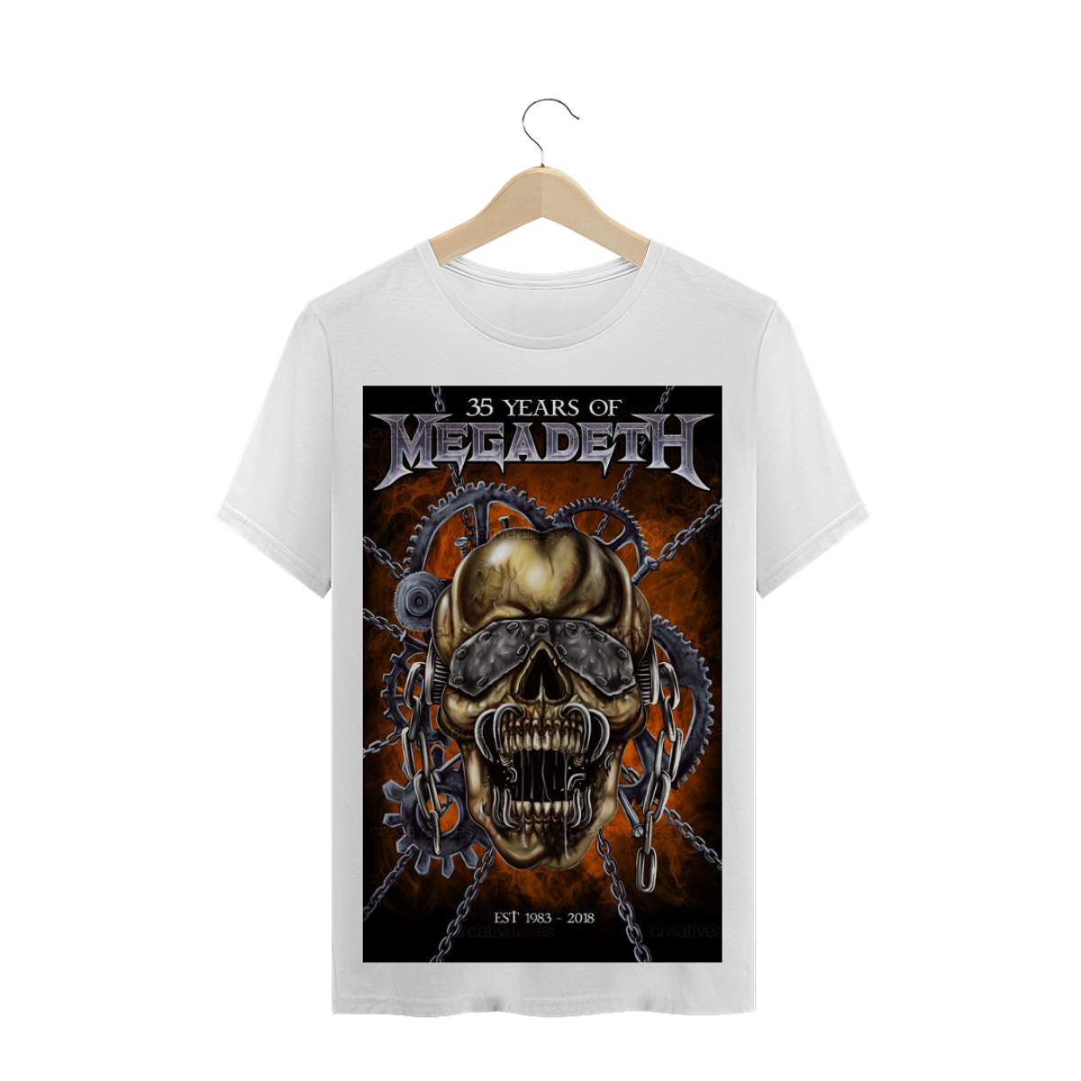 Nome do produtoCamiseta Megadeth 35 years