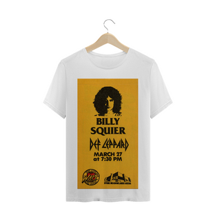 Nome do produtoCamiseta Billy Squier/Def Leppard