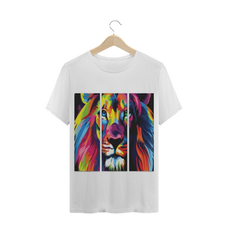 Camiseta Leão de Juda colorido