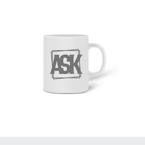 Caneca ASK Minimalista