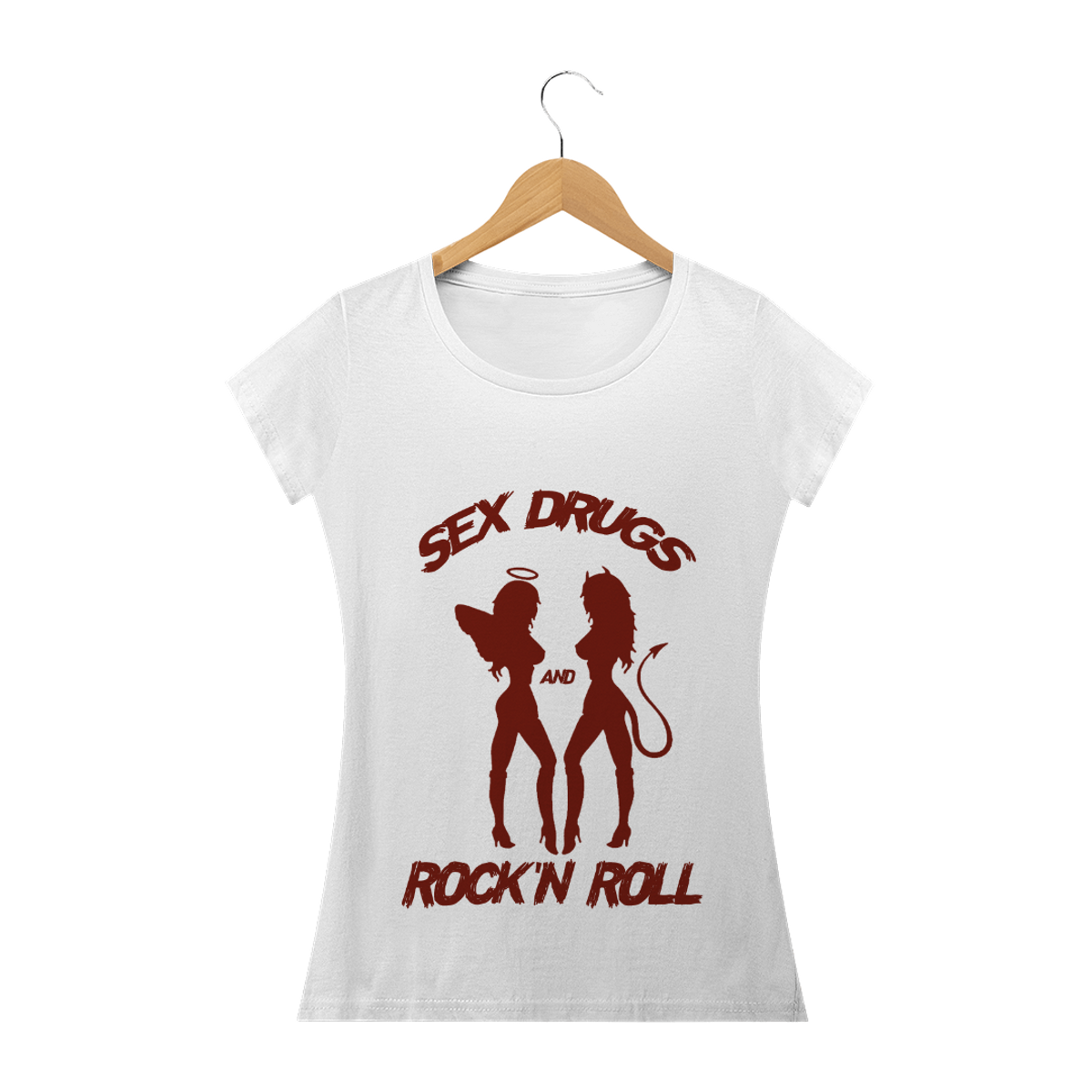 Nome do produtoSex, drugs and rock\'n roll - Feminina