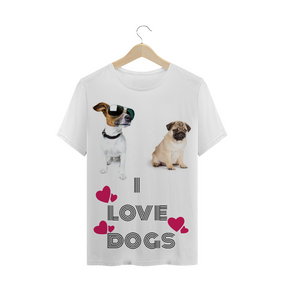Camiseta I Love Dogs