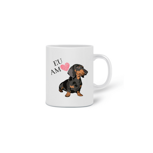 Nome do produtoCaneca Personalizada Eu Amo Dachshund 