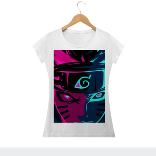 Camiseta Feminina Naruto Neon