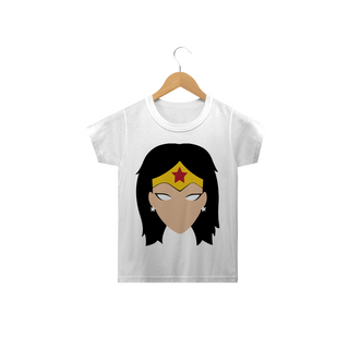 Mulher Maravilha Minimalista - Camiseta Infantil