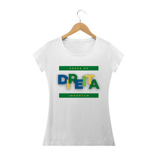 Camiseta Feminina -  Vozes de Direita Importam