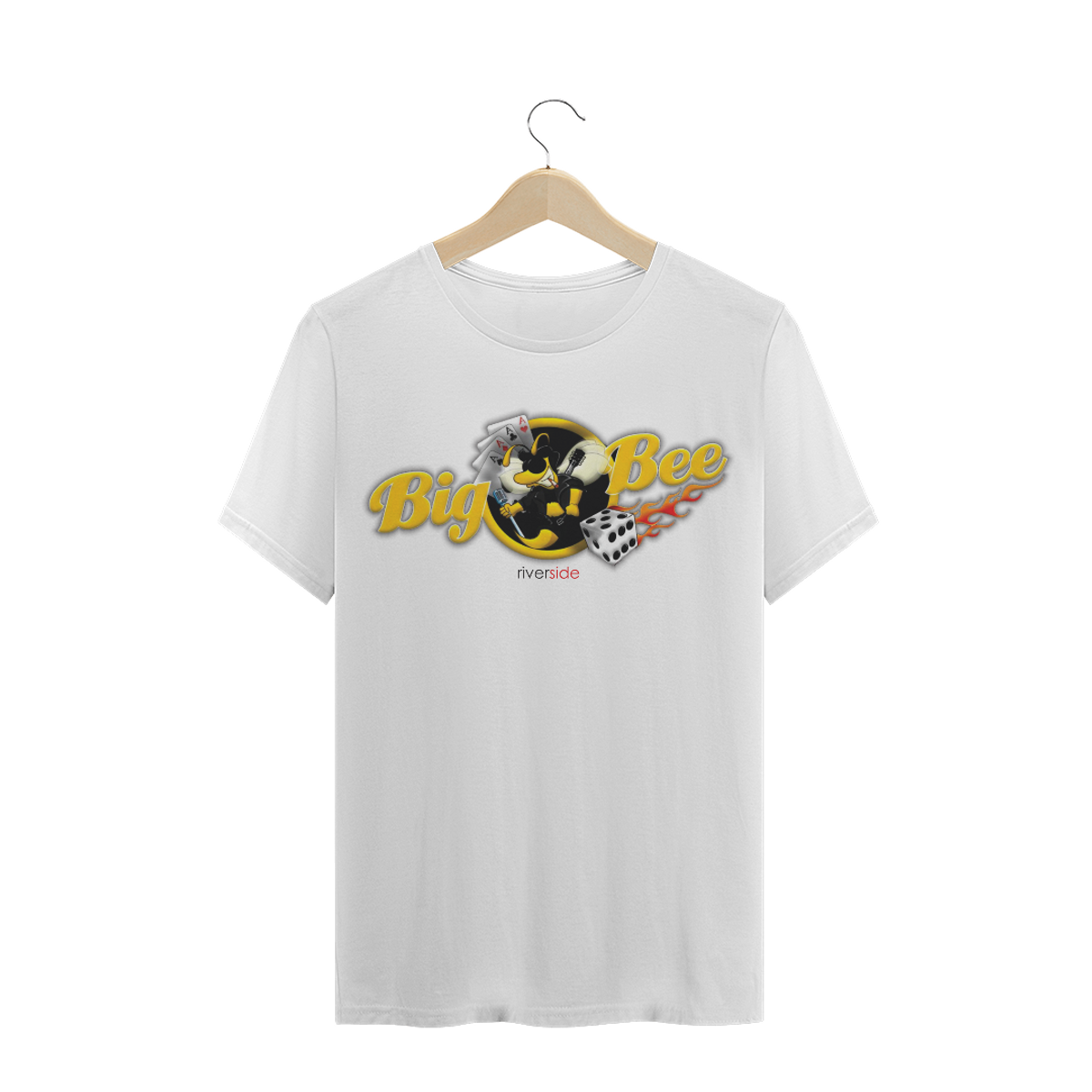 Nome do produtoT-Shirt Quality Big Bee Branca