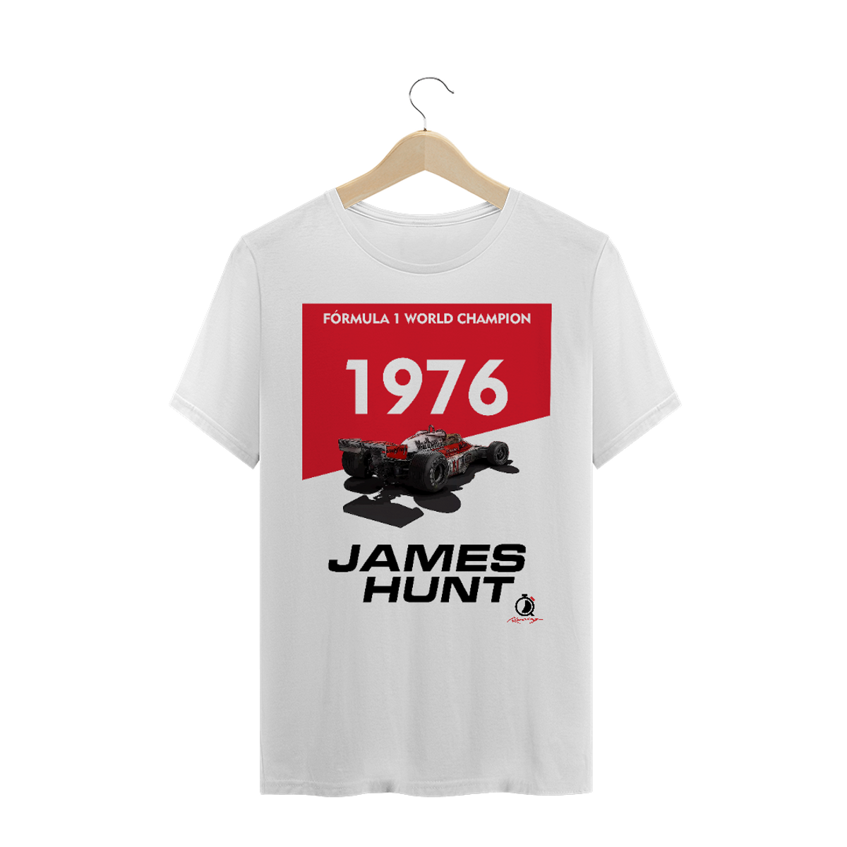 Nome do produto: T-Shirt Quick Racing Prime | James Hunt 1976