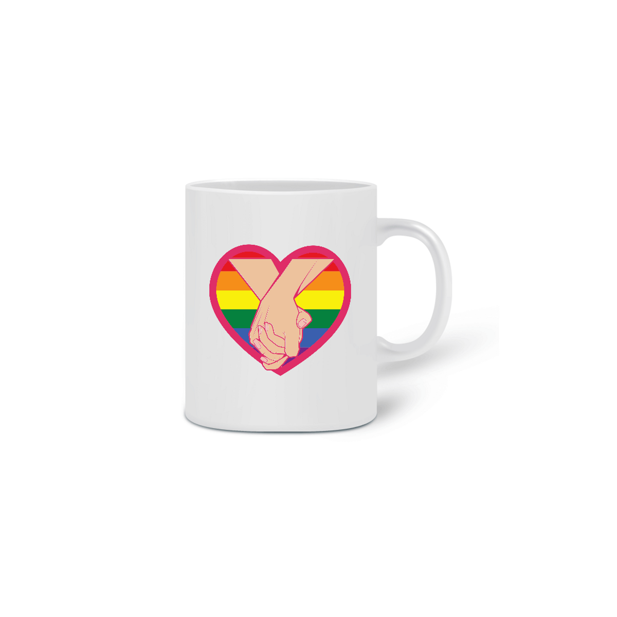 Nome do produtoCaneca LGBT heart