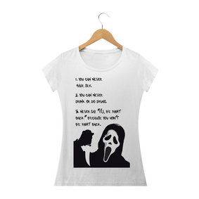 Ghostface Scream Camiseta Branca 