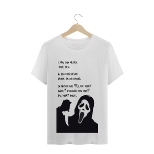 Nome do produtoGhostface Scream Camiseta Branca 