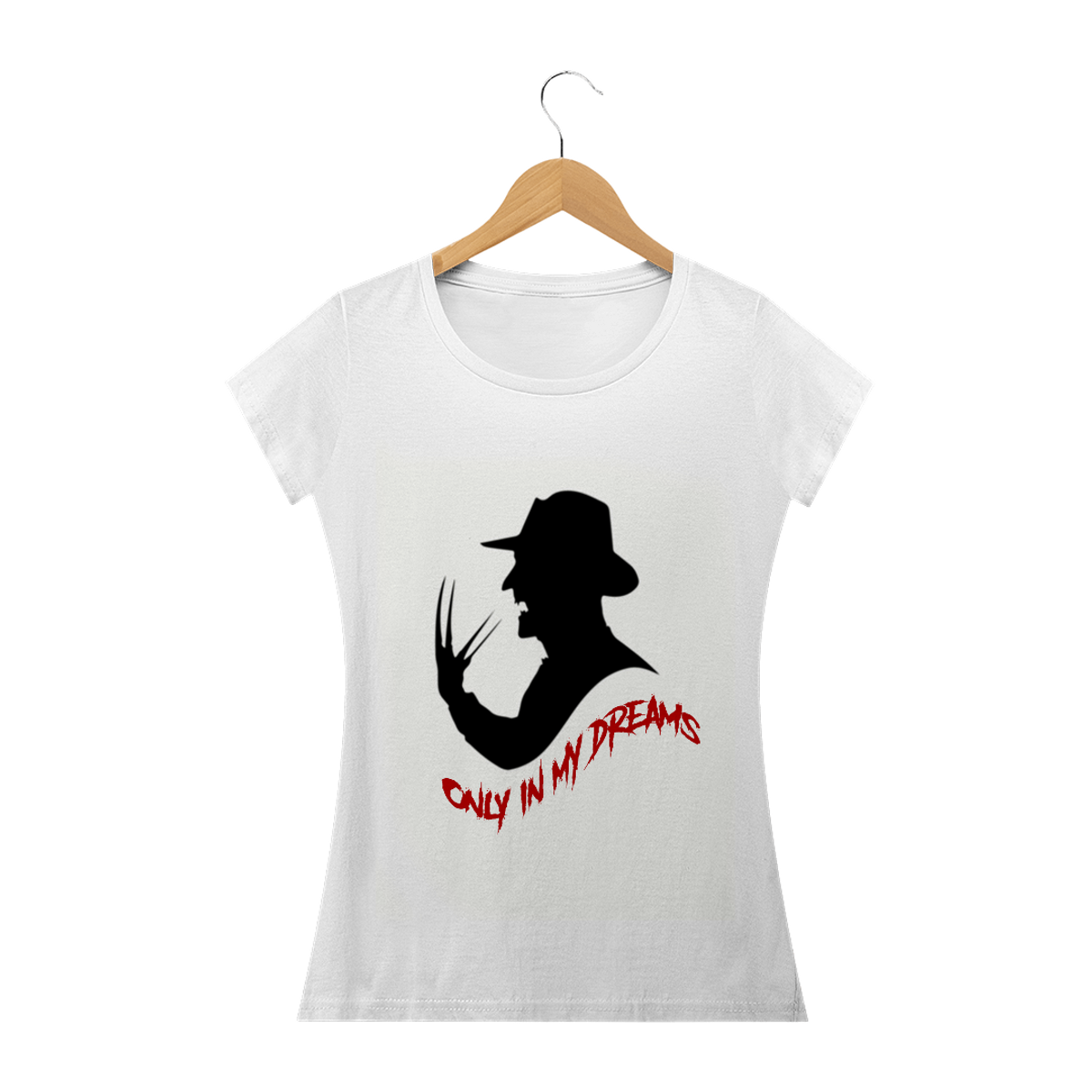 Nome do produto: Freddy Krueger Camiseta Branca