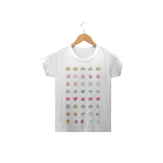 Blusa infantil BT21 emoji - BTS