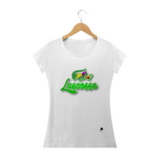 Camiseta T-Shirt Quality Estampa Lascosse (Sátira da Lacoste) - Feminina