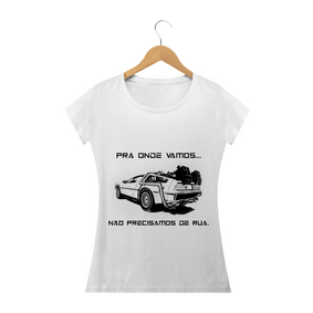 Camiseta De Volta Para O Futuro DeLorean 