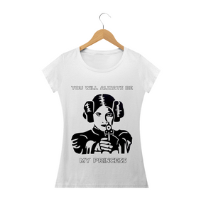 Camiseta Star Wars Princesa Leia Branca