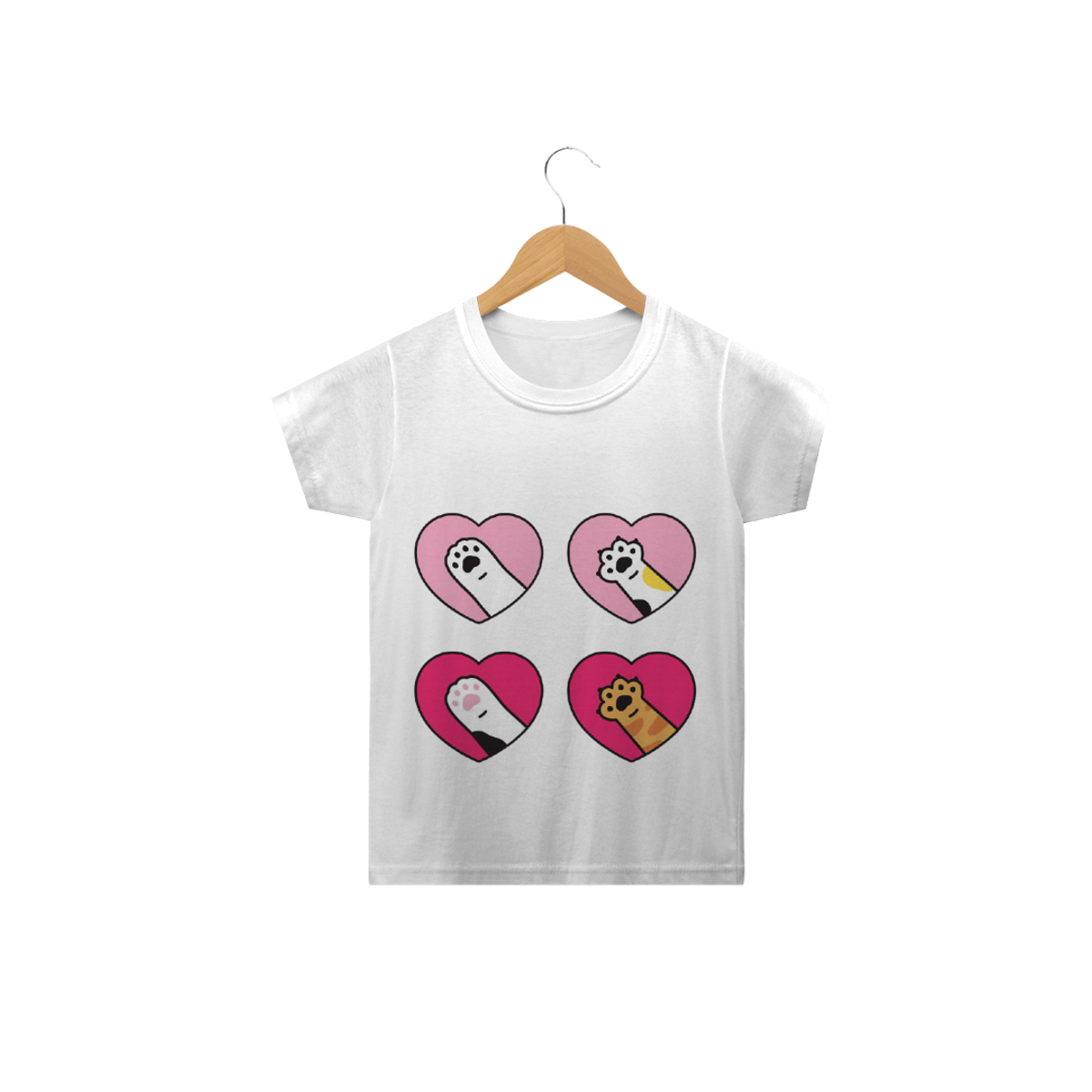 Nome do produto: Camiseta Infantil Patinhas