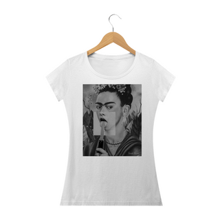 Camiseta Feminina Frida Kahlo Collage Pop Art