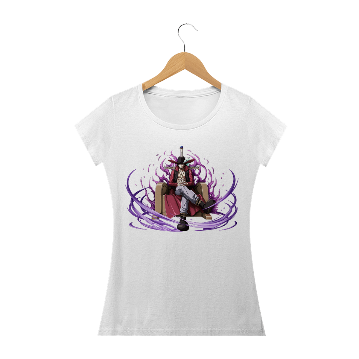 Nome do produtoCamiseta One Piece Feminina - Mihawk