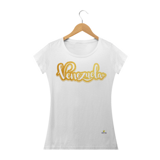 Camiseta para Mulher Venezuela Ouro