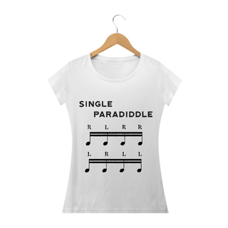 Single Paradiddle - Branca Feminina