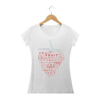 Strawberry Camiseta Baby Look Feminina