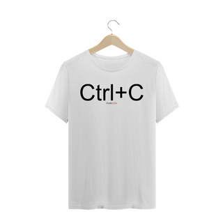 T-Shirt Quality Ctrl+C Branca