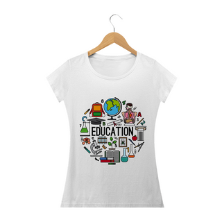 Camiseta educação escolar