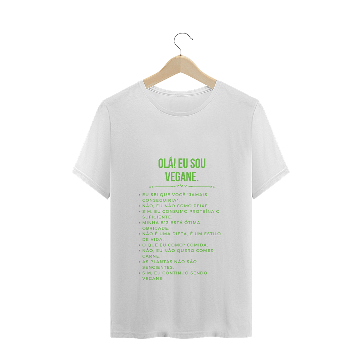 Nome do produto: Frases - Vegane (Plus Size)