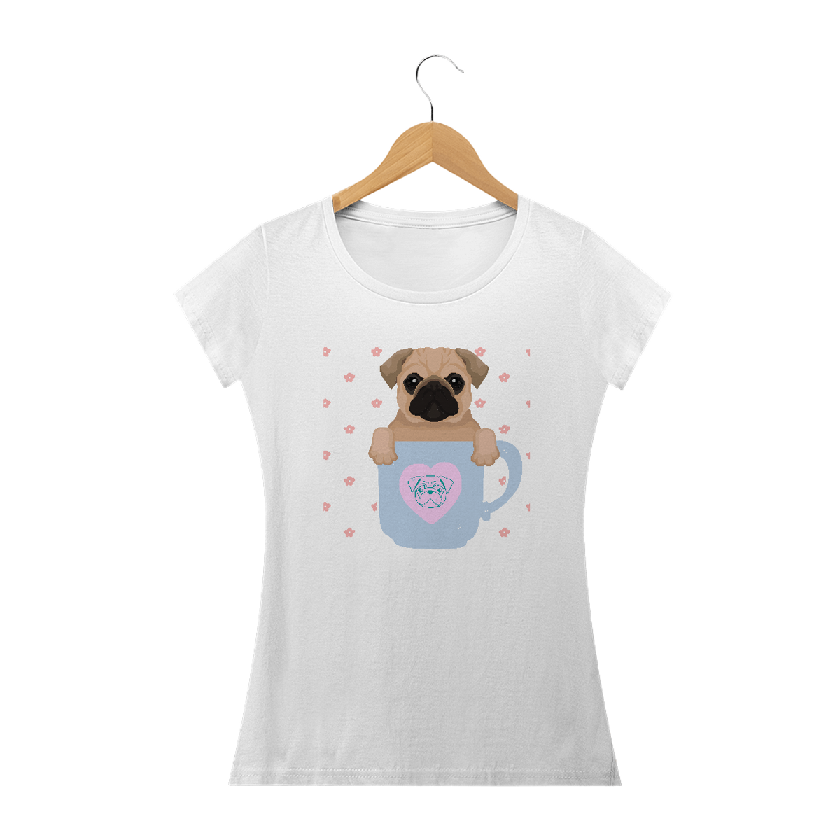 Nome do produtoBaby Look Pug Lovers