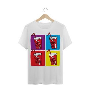 Nome do produtoArte Pop  Cola T-Shirt Masculina