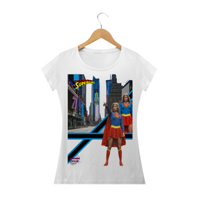 Supergirl!!!!! Camisa Feminina Baby Long Quality