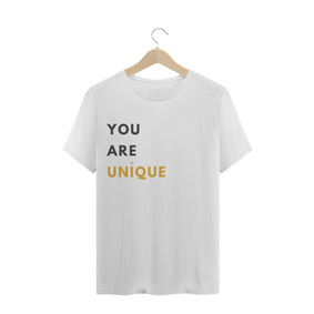 Camiseta Nathalia Morgana Frase You are unique (inspire-se)