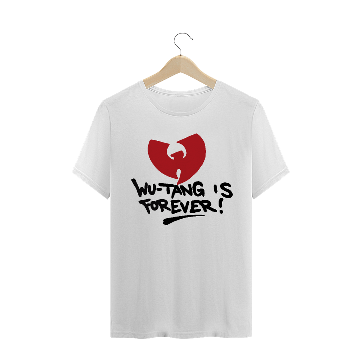 Nome do produto: Camiseta de Malha Quality Wu Tang Clan WUTANG Is Forever