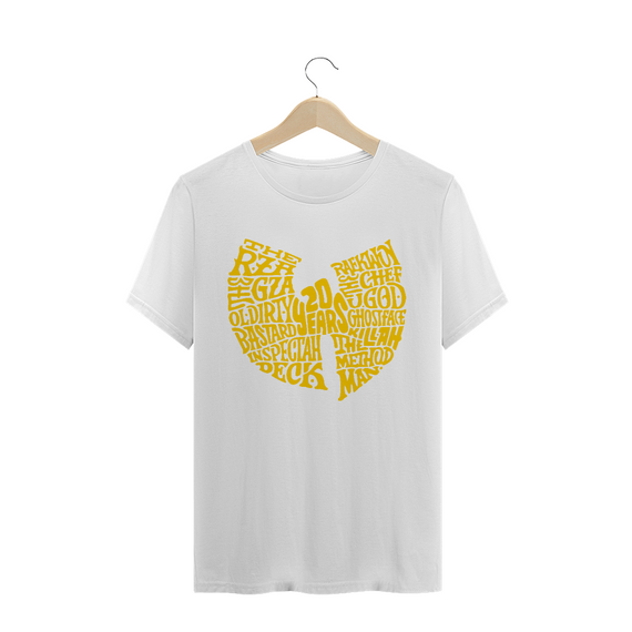 Camiseta de Malha Quality Wu Tang Clan  20 Years Yellow