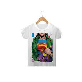 SuperGirl ! Camisa Infantil Menina