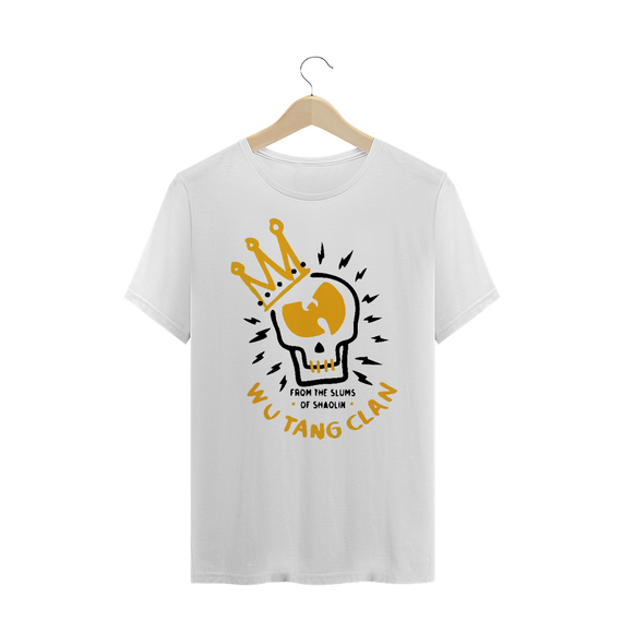 Camiseta de Malha Wu Tang Clan Hip Hop PLUS SIZE Slum Caveira