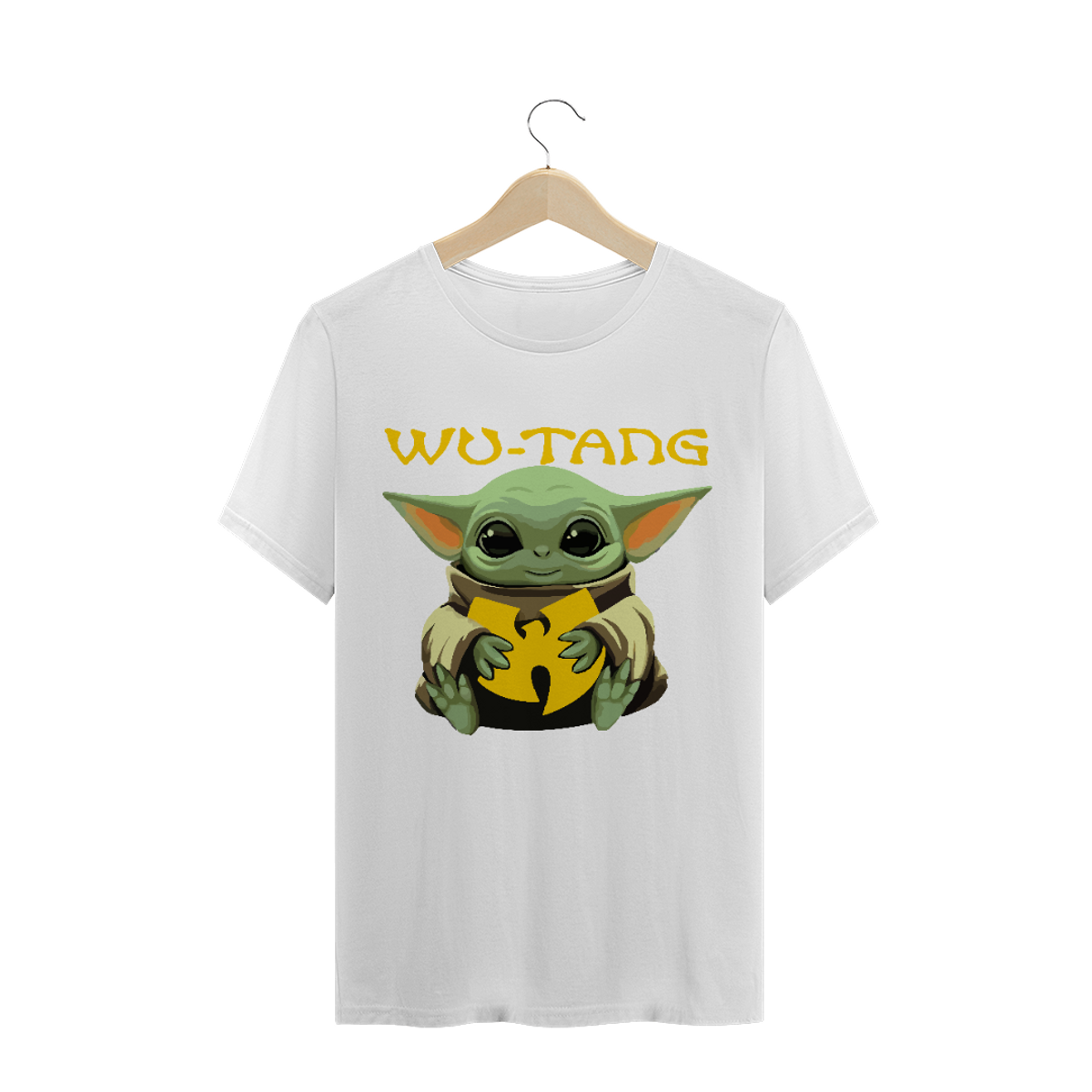 Nome do produto: Camiseta de Malha Quality Wu Tang Clan Baby Yoda