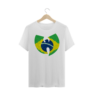 Nome do produtoCamiseta de Malha Wu Tang Clan Hip Hop PLUS SIZE Logo Brasil