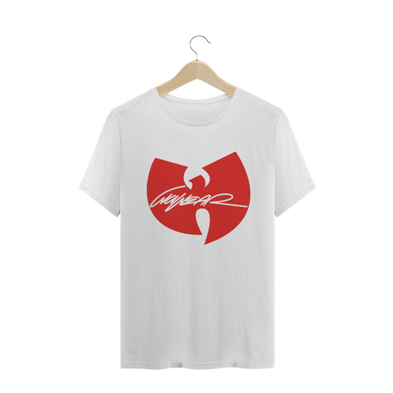 Camiseta de Malha Wu Tang Clan Hip Hop PLUS SIZE Logo WuWear Vermelho