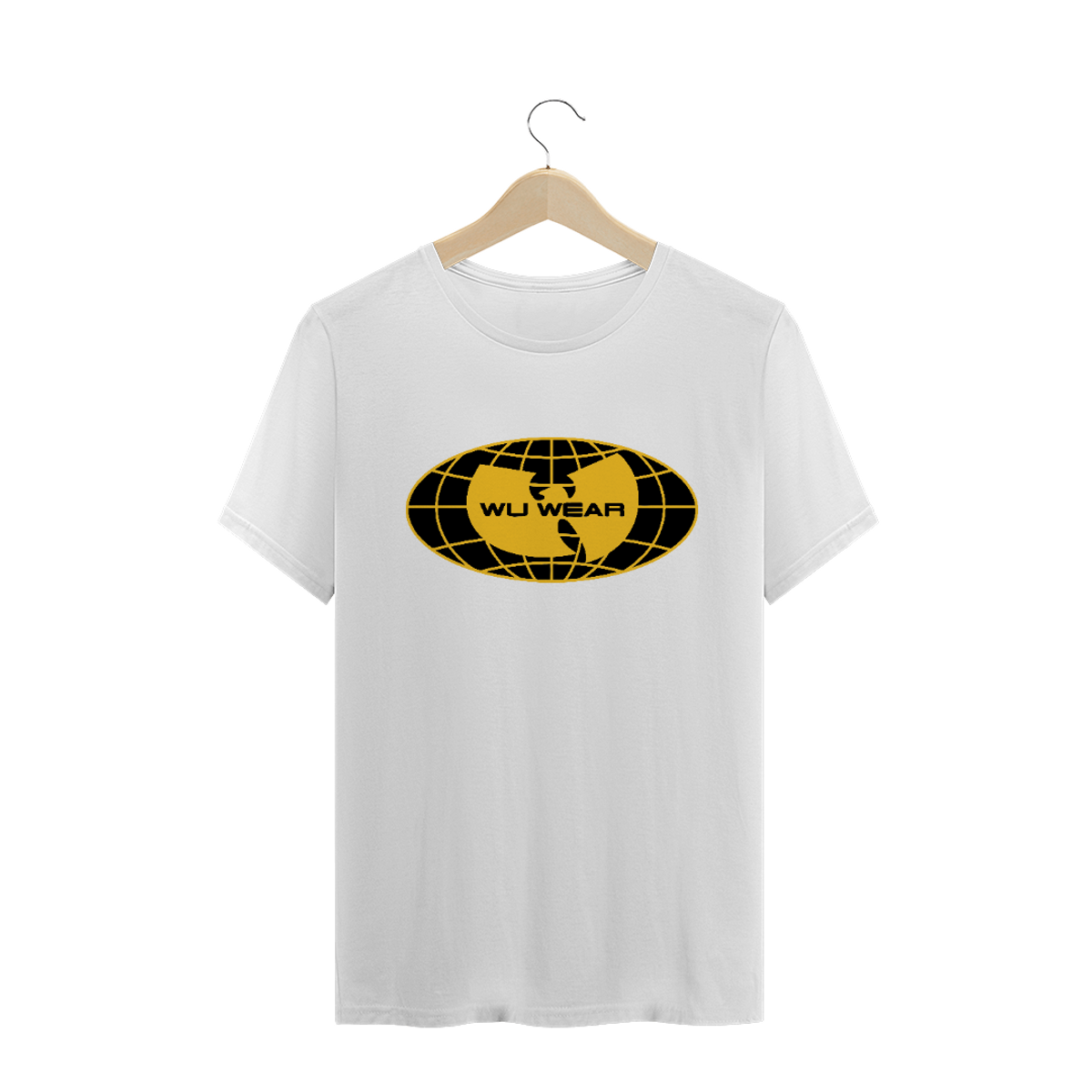 Nome do produto: Camiseta de Malha Wu Tang Clan Hip Hop PLUS SIZE WuWear Globo