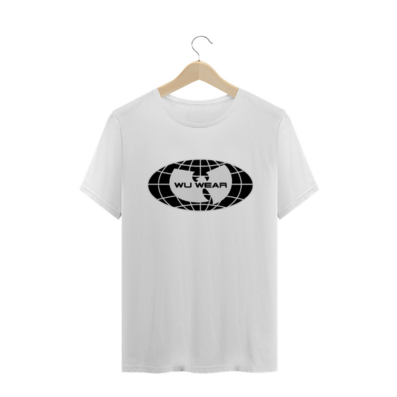 Camiseta de Malha Wu Tang Clan Hip Hop PLUS SIZE WuWear Globo Branco