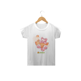 Camiseta Infantil Unisex de 2 a 14 anos - APATA Associação Protetora dos Animais Tânia Angiolucci