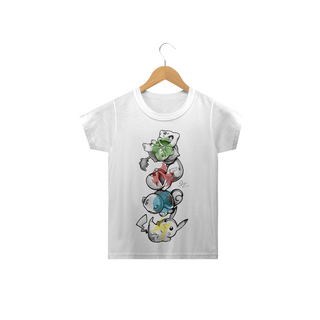 Pokemon Elementos - Camiseta Infantil