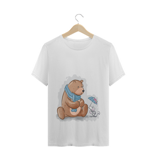 Camiseta Quality Estampa Urso Fofo